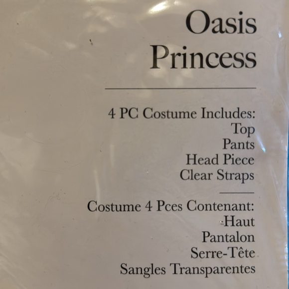 princess Jasmine costume with GENIE lamp NWT - Adult  Small - Picture 3 of 5